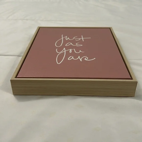 Pink Wall Art with Inspirational Quote - Picture 7 of 16